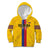 Custom Colombia Football Kid Hoodie Vamos Los Cafeteros