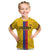 Custom Colombia Football Kid T Shirt Vamos Los Cafeteros