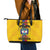 Custom Colombia Football Leather Tote Bag Vamos Los Cafeteros