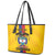 Custom Colombia Football Leather Tote Bag Vamos Los Cafeteros