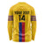 Custom Colombia Football Long Sleeve Shirt Vamos Los Cafeteros