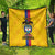 Custom Colombia Football Quilt Vamos Los Cafeteros