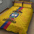 Custom Colombia Football Quilt Bed Set Vamos Los Cafeteros