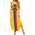 Custom Colombia Football Summer Maxi Dress Vamos Los Cafeteros