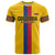 Custom Colombia Football T Shirt Vamos Los Cafeteros