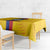 Custom Colombia Football Tablecloth Vamos Los Cafeteros