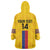 Custom Colombia Football Wearable Blanket Hoodie Vamos Los Cafeteros