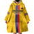 Custom Colombia Football Wearable Blanket Hoodie Vamos Los Cafeteros