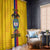 Custom Colombia Football Window Curtain Vamos Los Cafeteros