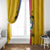 Custom Colombia Football Window Curtain Vamos Los Cafeteros