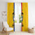 Custom Colombia Football Window Curtain Vamos Los Cafeteros