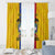 Custom Colombia Football Window Curtain Vamos Los Cafeteros