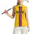 Custom Colombia Football Women Sleeveless Polo Shirt Vamos Los Cafeteros