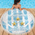 Custom Argentina Football Beach Blanket Vamos La Albiceleste