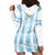 Custom Argentina Football Hoodie Dress Vamos La Albiceleste