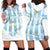 Custom Argentina Football Hoodie Dress Vamos La Albiceleste