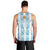 Custom Argentina Football Men Tank Top Vamos La Albiceleste