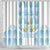 Custom Argentina Football Shower Curtain Vamos La Albiceleste