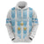 Custom Argentina Football Zip Hoodie Vamos La Albiceleste