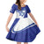 Personalised Israel Independence Day Family Matching Off The Shoulder Long Sleeve Dress and Hawaiian Shirt 2024 Yom Haatzmaut - Wonder Print Shop