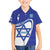 Personalised Israel Independence Day Family Matching Off Shoulder Maxi Dress and Hawaiian Shirt 2024 Yom Haatzmaut - Wonder Print Shop