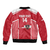 Custom Austria Football Bomber Jacket Come On Das Team