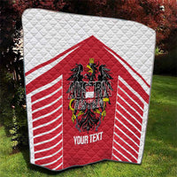 Custom Austria Football Quilt Come On Das Team