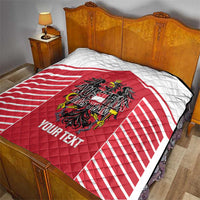 Custom Austria Football Quilt Come On Das Team