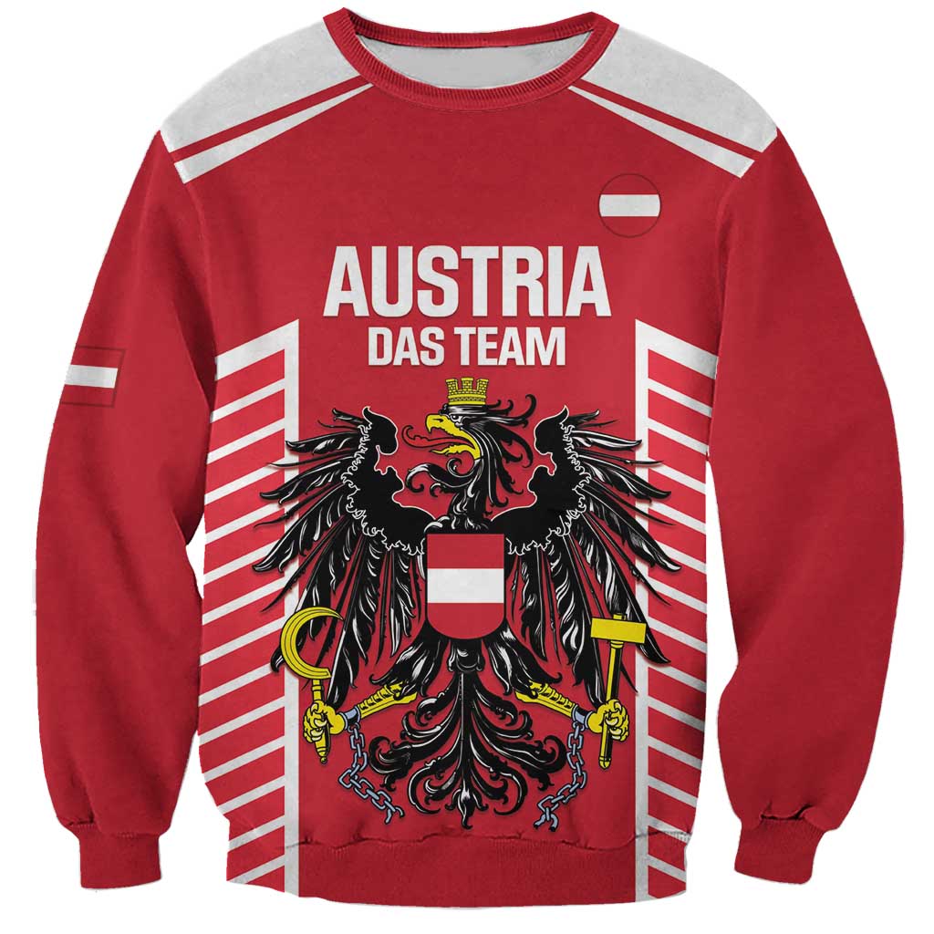 Custom Austria Football Sweatshirt Come On Das Team