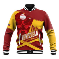 Baseball Venezuela 2026 Custom Baseball Jacket 1st Champions Proud Red Version
