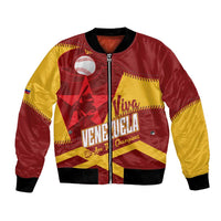 Baseball Venezuela 2026 Custom Bomber Jacket 1st Champions Proud Red Version