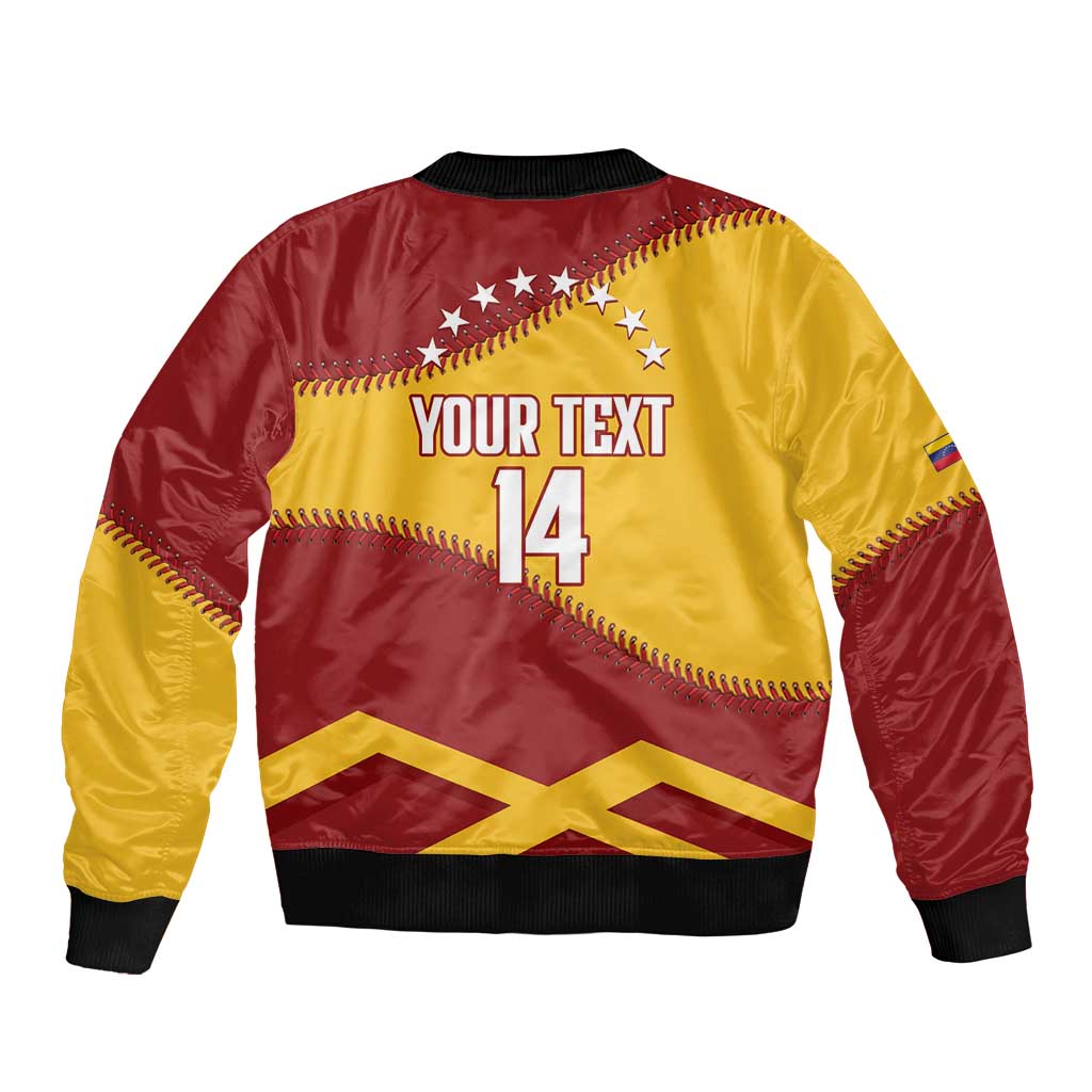 Baseball Venezuela 2026 Custom Bomber Jacket 1st Champions Proud Red Version