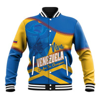 Baseball Venezuela 2026 Custom Baseball Jacket 1st Champions Proud Blue Version