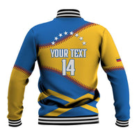 Baseball Venezuela 2026 Custom Baseball Jacket 1st Champions Proud Blue Version