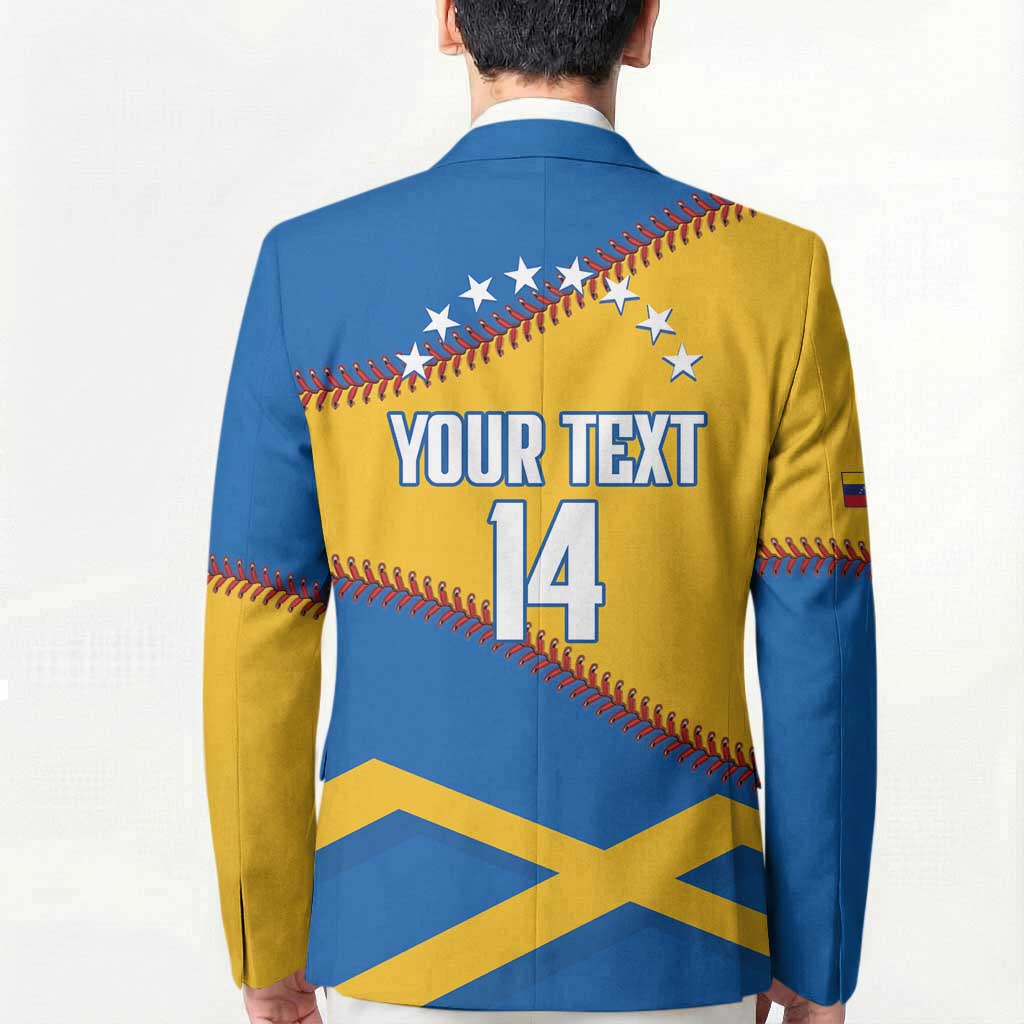 Baseball Venezuela 2026 Custom Blazer 1st Champions Proud Blue Version