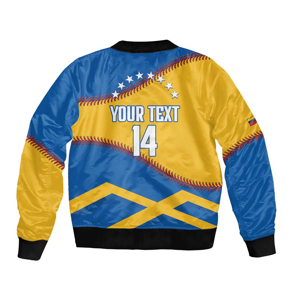 Baseball Venezuela 2026 Custom Bomber Jacket 1st Champions Proud Blue Version