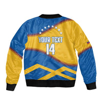 Baseball Venezuela 2026 Custom Bomber Jacket 1st Champions Proud Blue Version