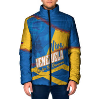 Baseball Venezuela 2026 Custom Padded Jacket 1st Champions Proud Blue Version