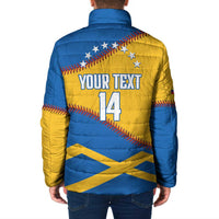 Baseball Venezuela 2026 Custom Padded Jacket 1st Champions Proud Blue Version