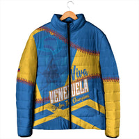 Baseball Venezuela 2026 Custom Padded Jacket 1st Champions Proud Blue Version