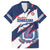 Custom Dominican Republic Football Family Matching Short Sleeve Bodycon Dress and Hawaiian Shirt Los Quisqueyanos Crack Style