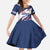 Custom Dominican Republic Football Family Matching Summer Maxi Dress and Hawaiian Shirt Los Quisqueyanos Crack Style