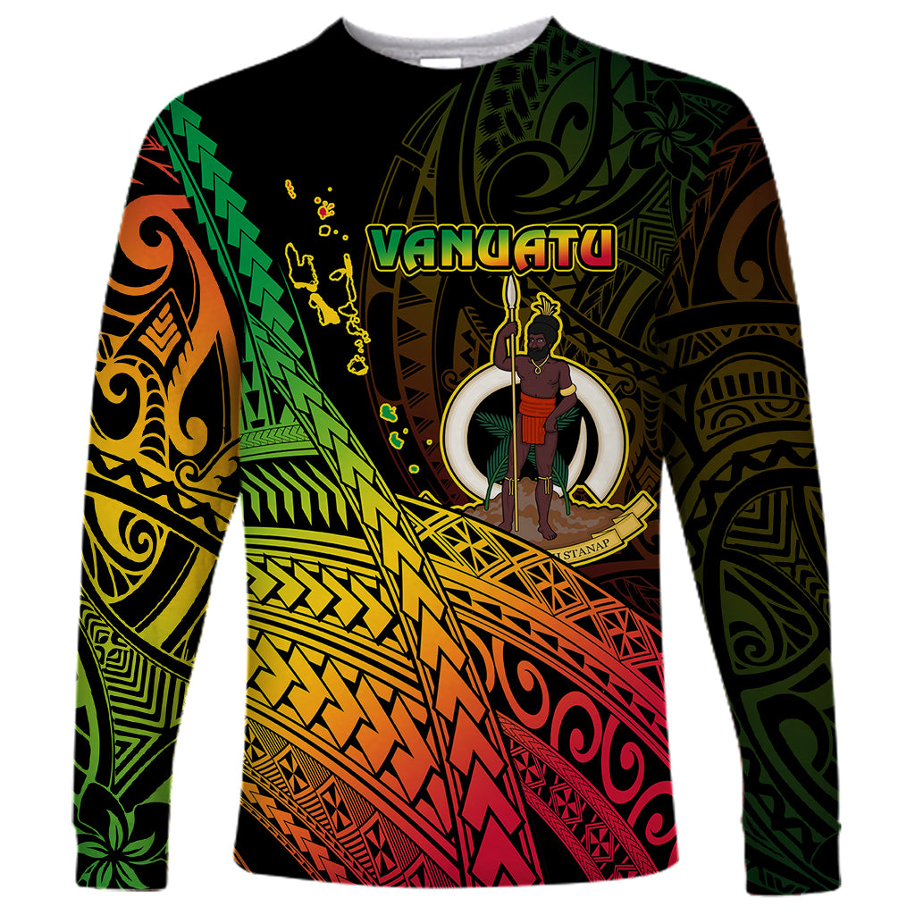 Personalised Vanuatu Long Sleeve Shirt Proud To Be A Ni-Van - Wonder Print Shop