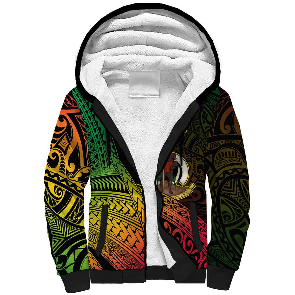 Personalised Vanuatu Sherpa Hoodie Proud To Be A Ni-Van - Wonder Print Shop