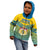 Sweden Kid Hoodie Swedish Independence Day Scandinavia Pattern - Wonder Print Shop