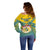 Sweden Off Shoulder Sweater Swedish Independence Day Scandinavia Pattern - Wonder Print Shop