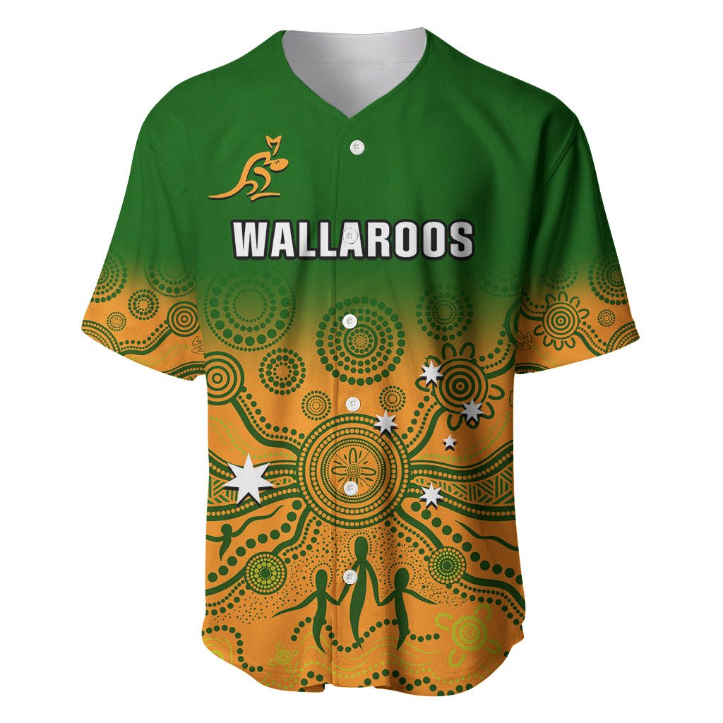 Personalised Australia Rugby Baseball Jersey Go Wallaroos Pacific Indigenous Version 2023 - Wonder Print Shop