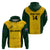 Personalised Australia Rugby Hoodie Go Wallaroos Pacific Simple Version 2023 - Wonder Print Shop