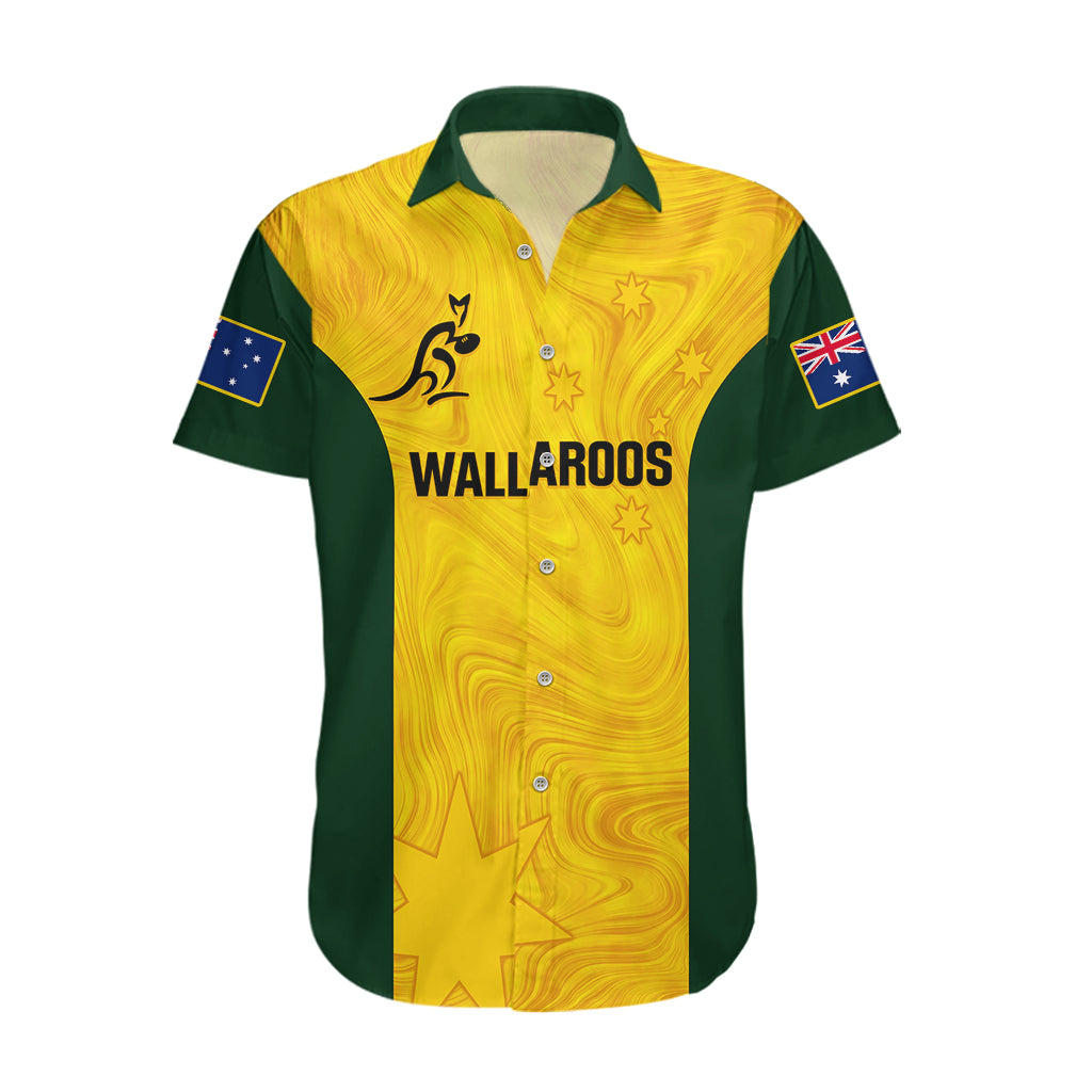 Australia Rugby Hawaiian Shirt Go Wallaroos Pacific Simple Version 2023 - Wonder Print Shop