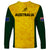 Australia Rugby Long Sleeve Shirt Go Wallaroos Pacific Simple Version 2023 - Wonder Print Shop